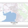 Thessaloniki Greece City Map