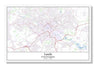 Leeds United Kingdom City Map