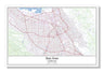 San Jose California USA City Map