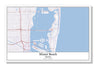 Miami Florida USA City Map