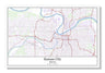 Kansas City Missouri USA City Map