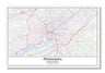 Philadelphia Pennsylvania USA City Map