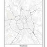 Toulouse France City Map