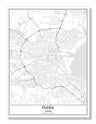 Dublin Ireland City Map