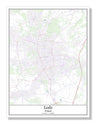 Lodz Poland City Map