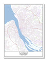 Liverpool United Kingdom City Map