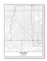 Glendale Arizona USA City Map