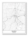 Hartford Connecticut USA City Map