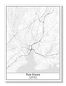 New Haven Connecticut USA City Map