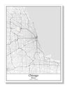 Chicago Illinois USA City Map