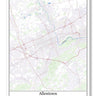 Allentown Pennsylvania USA City Map