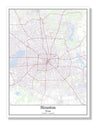 Houston Texas USA City Map