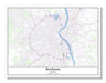 Bordeaux France City Map
