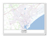 Cardiff United Kingdom City Map