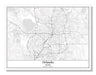Orlando Florida USA City Map