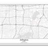 Arlington Texas USA City Map